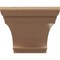Ekena Millwork 11"W x 22"D x 11"H Wide Hughes Rough Cedar Woodgrain TimberThane Corbel, Primed Tan CORUR11X22X11HUGRCPR - alternate 4